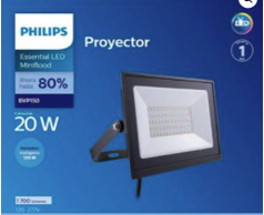 Reflector LED PHILIPS 20W 1880 lumenes IP65 3000K 110-277V 50/60Hz