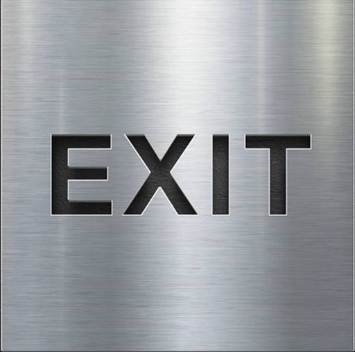 [D12-EXIT] Aplique Interior LED Señalizacion Exit Gde 6000k IP20