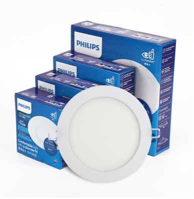 [929002322601] Panel LED de Empotrar Redondo Blanco PHILIPS 4000K 12W 6 pulg