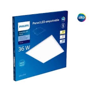 [911401857385] Panel LED PHILIPS Cuadrado Blanco 2x2 34W 4000K 100-277 W59L59 LA